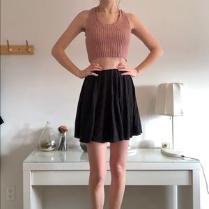 Dark Grey Circle Skirt